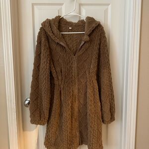 Cozy Brown Teddy Jacket